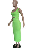 Black Fashion Celebrities Solid Two Piece Suits pencil Sleeveless Two Pieces