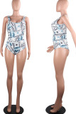 Leopard Print Sexy Print Patchwork Swimwears