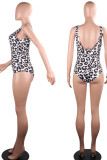 Leopard Print Sexy Print Patchwork Swimwears