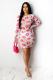 White adult Sexy Fashion Cap Sleeve Long Sleeves O neck Step Skirt Mini Ombre perspective Patchw
