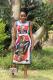White Fashion Sexy Cap Sleeve Sleeveless O neck Straight Animal asymmetrical Casual Dresses
