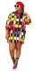 As Show Casual Stand Regular Full Plaid Print Long Blouses & Shirts