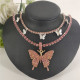 Pink Fashion Sexy Butterfly Necklace