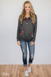 As Show Long Sleeve Patchwork Long Sleeve Tops