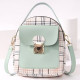 Green Fashion Casual Patchwork Zipper Backpack