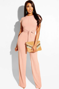 Pink Fashion Casual Sexy Print Patchwork Straight