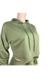 Grey Fashion adult Sexy Two Piece Suits Bandage Solid Hip skirt Long Sleeve