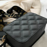Black Fashion Casual Solid Crossbody Bag