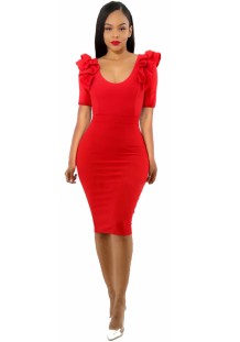 As Show-2 Pre-sale!!Sexy & Club Half Sleeve Rhitheron drafts.ithers. Club Dresses