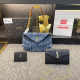 Blue Black Daily Letters Chains Bags