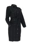Red Sexy Fashion adult Cap Sleeve Long Sleeves Notched Straight Knee-Length Solid Patchwork ba