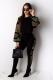Camouflage adult Casual Fashion Camouflage Print Two Piece Suits Leopard Ribbon pencil Long Sleeve T