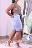 Pink Fashion Sexy Solid Asymmetrical Tops