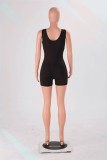 White Fashion Sexy Solid Sleeveless Slip 