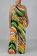 ColorPainting Sexy Sleeveless Large Size Jumpsuit