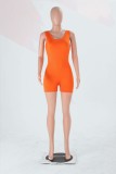 White Fashion Sexy Solid Sleeveless Slip 