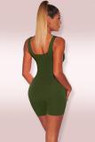 White Fashion Sexy Solid Sleeveless Slip 