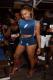 Blue Sexy Fashion Hole Solid Two Piece Suits asymmetrical Slim fit crop top Skinny Sleeveless
