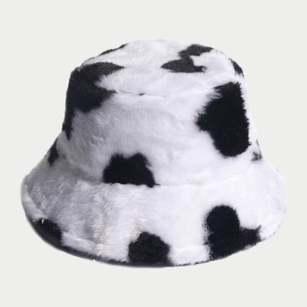 Black White Fashion Casual Print Hat