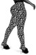 Black Fashion Casual Skinny Letter Print Trousers