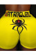 Dark Yellow Elastic Fly Mid Animal Prints shorts Bottoms