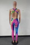 As Show Sexy Print Sleeveless V Neck 