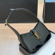 Black Gold Daily Letters Metal Accessories Trim Zipper Bags