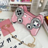 Pink Fashion Casual Game Console Crossbody Bag