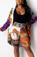 White Fashion Casual Adult Twilled Satin Print Turndown Collar Long Sleeve Shirt-Sleeve Long Two Pieces