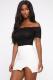 Black Sexy Fashion Floral lace Short Sleeve O Neck Playsuits