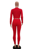 Coffee Casual Knitting Patchwork Solid Patchwork Pullovers Pants Knotted V Neck Long Sleeve Regular Sleeve Short Two Pieces