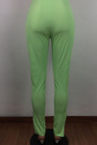 Black White Black Green Pink Apricot Orange purple Zipper Fly High Solid Zippered Boot Cut Pants Bottoms