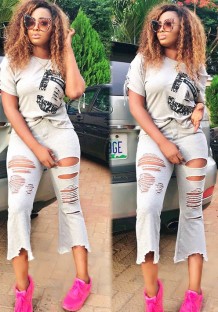 As Show Stitching Low Waist Two-piece suit