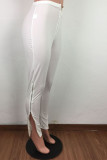 Black White Black Green Pink Apricot Orange purple Zipper Fly High Solid Zippered Boot Cut Pants Bottoms