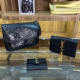 Black Daily Letters Fringed Trim Chains Bags
