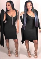As Show Casual V-Neck Long Sleeve Long Sleeve Pencil skirt skirt Two Piece Clothes