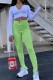Green White Black Green Pink Apricot Orange purple Zipper Fly High Solid Zippered Boot Cut Pants Bottoms