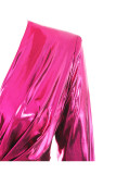 Silver adult Sexy Fashion Cap Sleeve Long Sleeves V Neck Step Skirt Mini Draped chain Fluorescent