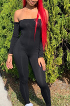 Black Sexy Long Sleeve Jumpsuits