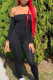 Black Sexy Long Sleeve Jumpsuits