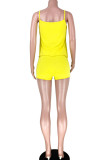 Black Fashion Sexy adult Ma'am Patchwork Solid Two Piece Suits pencil Sleeveless Two Pieces