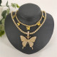 Gold Fashion Sexy Butterfly Necklace