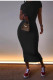 Black Fashion Casual White Red Black Orange Yellow Cyan Cap Sleeve Short Sleeves O neck Pencil Dress Mid-Calf Solid Dresses