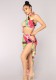 As Show Novelty Sexy & Club HALTER Sleeveless Irregular skirt skirt Two Piece Dresses