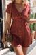 As Show-6 Brief Cute V-Neck Short Sleeve Loose skirt Club Dresses
