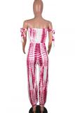 Yellow Sexy Colorblock Sleeveless one word collar Jumpsuits