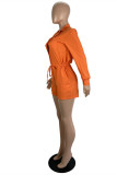 Green Fashion Casual Solid Basic Turndown Collar Regular Romper