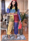 As Show-2 Stitching Mid Waist bandage Two-piece suit
