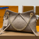 Khaki Daily Letters Chains Bags
