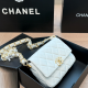 White Daily Letters Chains Bags